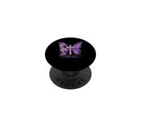 Floreale Farfalla Isaia 41:1 Versetto Bibbia Consapevolezza Lupus PopSockets PopGrip Adesivo