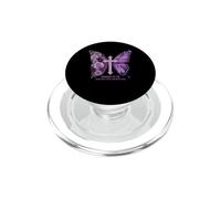 Floreale Farfalla Isaia 41:1 Versetto Bibbia Consapevolezza Lupus PopSockets PopGrip per MagSafe