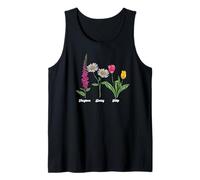 Floreale Foxglove Daisy Tulips Flowers Boho Funny Gardener Canotta