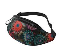 Floreale Mandalas Borsa a tracolla Runner Piccolo Corsa Sport Sottile Alla moda Per Jogging Escursionismo Donna