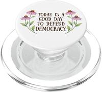 Floreale Protesta Design Difendere Democrazia Attivista Arte PopSockets PopGrip per MagSafe
