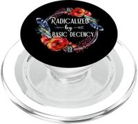 Floreale radicalizzato dalla decenza di base PopSockets PopGrip per MagSafe