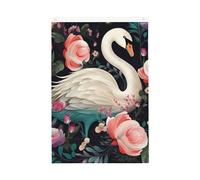 Floreale Swan Benvenuto Giardino Bandiera 2x3 Ft No Fade Double Sided Casa Yard Bandiere Outdoor Banner Decor Per Cortile Portico Prato
