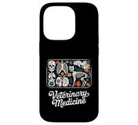 Floreale Veterinaria Anatomia animale Vet Tech Custodia per iPhone 14 Pro