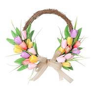 Floreale Wreath,Artificiale Floreale Decor,Spring Wreaths for Front Door | for Home Outdoor Indoor Window Wall Living Room Bedroom Wedding Festival Holiday