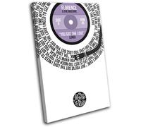 Florence and the Machine Lyrics Vinyl SINGLE TELA parete arte foto stampa