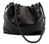 Florence Beuteltasche Donna In Vera Pelle Nero OTF197S1 42x30x8cm