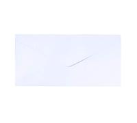 Florence Bianco Buste Sigillabili 120g - Striscia Adesiva 11,5 x 22,5 cm - Trama di Lusso - Per Biglietti e Scrapbook