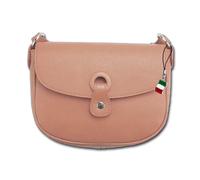 Florence Borsa a Tracolla Donna Borsa Bisaccia Vera Pelle Rosa