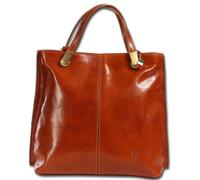 Florence Borsa Tracolla Zaino Tasche in Vera Pelle Marrone OTF885C5