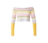 florence by mills exclusive for ABOUT YOU Pullover 'Fresh Coconut' giallo / verde / rosa chiaro / bianco Donna florence by mills exclusive for ABOUT YOU XS