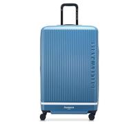 florence by mills Spin Me Away Hardside - Valigia espandibile da donna, con ruote girevoli, colore: blu zinco, a quadretti, grande, 73,9 cm, Spin Me Away Hardside espandibile con ruote girevoli, Zinco