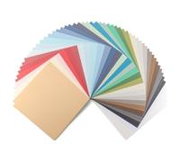 Cartoncino di lino Florence 250 g - 60 fogli 30,5 x 30,5 cm - Confezione multipla - Materiale per scrapbooking e biglietti - Resistente - Inviti eleganti, scatole da regalo e progetti artistici
