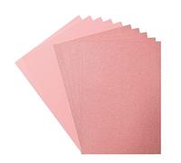 vaessen creative Florence Cartoncino Rosa (216 Carta Glitterata (250 g/m, A4, 10 Fogli, per Scrapbooking, Creazione di Biglietti, Fustellatura e Altro Mestiere