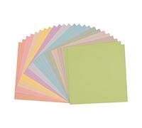 vaessen creative Cartoncino Florence Testurizzata - Materiali per Biglietti Colorati 30,5 x 30,5 cm - Pastel 24 Fogli - Carta per Scrapbooking, Biglietti e Altri Progetti con la Carta - 216 gsm