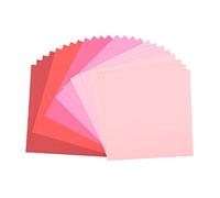 vaessen creative Florence-Carta per Scrapbooking, 216 g, 30,5 x 30,5 cm, Confezione Multipla da 24 Fogli, Colore: Rosa, 30.5x30.5x0.7 cm