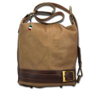 Florence Donna Borsa a Tracolla Zaino Talpa Vera Pelle 25x17x23 OTF104C