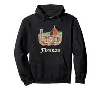 Florence Italy Italian Travel Souvenir Felpa con Cappuccio