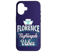 Florence Nightingale Vibes Citazione Sanità Orgoglioso Infermiera Custodia per iPhone 16
