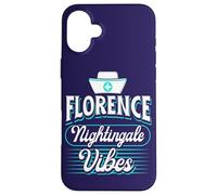 Florence Nightingale Vibes Citazione Sanità Orgoglioso Infermiera Custodia per iPhone 16 Plus