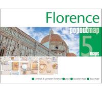 Florence PopOut Map : pocket size, pop up city map of Florence