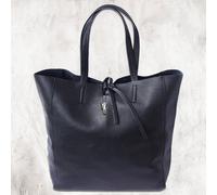 Florence Vera Pelle Borsa a Tracolla Nero Ital. Shopper Vacchetta Donna OTF112S