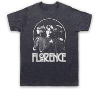 Florence Welch Triple Face Machine XL Vintage Slate Mens T-Shirt Grey Grey S