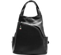 Zaino Firenze Donna In Vera Pelle Zaino Da Città Nero OTF613S