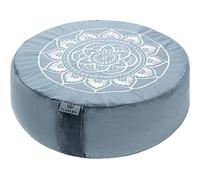 Florensi Cuscino da Meditazione - Cuscino da Pavimento Comodo in Stile Tibetano - Colore Blu Oceano Intenso - Ideale per Yoga, Zen e Mindfulness - Cuscino Grande per Adulti