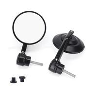 FLORENTER Specchietti Moto per Kawasaki per Z900RS per Cafe 2018-2023 Manubrio End Specchi Accessori Moto Sinistra Destra Retrovisore Lente di Vetro Specchietti Moto Manubrio(Nero)