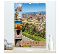 FLORENZ Impressionen bei Tag und Nacht (hochwertiger Premium Wandkalender 2026 DIN A2 hoch), Kunstdruck in Hochglanz: Idylle und prachtvolle Bauten