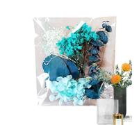 Flores Secas para Manualidades,Flores Secas - Kit De Hojas De Flores Naturales De Bricolaje | Flores Secas Elegante Y Vibrantes para Marcos De Foto, Moldes De Resina, Velas De Bricolaje Y Más