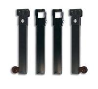 Florescorte 39102 NEGRAS - Stendete le gambe per lattenrost con, 250 x 35 x 35 mm, 4 pezzi