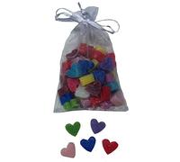 Florex, sapone al latte di pecora, mini cuori, regalo per ospiti, 50 pezzi misti