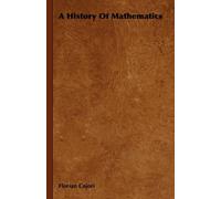Florian Cajori A History Of Mathematics (Tascabile)