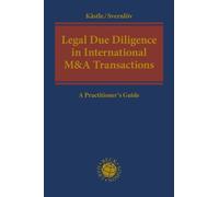 Florian Kästle Legal Due Diligence in International M&A Trans (Copertina rigida)