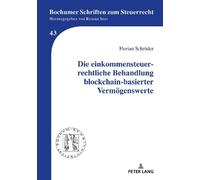 Florian Schröde Die einkommensteuerrechtliche Behandlung bloc (Copertina rigida)