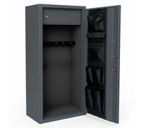 Florida - Armadio Portafucili 10 posti con Impronta Digitale grigio scuro