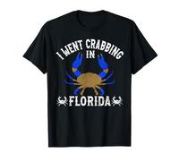 Florida Blue Crabbing Sono andato a granchio in Florida Maglietta