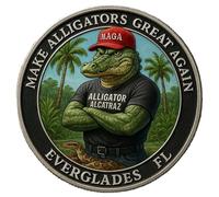 Florida Keepsake Coin - Humor Commemorative Collect, Piece Di Souvenir In Edizione Limitata, Collezione Di Novità Moneta | Florida Coin Per Gli Appassionati Di Storia Buffs Amant