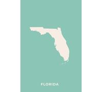 FLORIDA KEY LARGO - Premium Lined Journal | 6" x 9" | Soft Cover | 120+ Pages: A High-Quality Writing Notebook - Ideal for School, Work, or Thoughtful Gifts