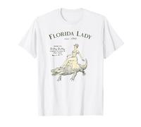 Florida Lady - Nato da Dilly Dally, divertente meme Alligator Croc Maglietta