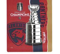 Florida Panthers Stanley Cup Champions Coperta Throw In Seta Touch 50"x60"