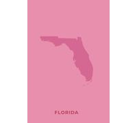 FLORIDA PINK - Premium Lined Journal | 6" x 9" | Soft Cover | 120+ Page: A Stylish Writing Notebook - Perfect for Everyday Notes, Journaling, or Gifting with Heart