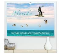 Florida - Sonnige Strände und magische Sümpfe (hochwertiger Premium Wandkalender 2026 DIN A2 quer), Kunstdruck in Hochglanz: Traumhafte Landschaften und wilde Tiere im Sunshine State der USA