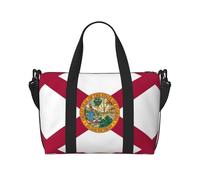 Florida State Flag Print Hand Travel Bag con cerniera Weekender Borsa da notte per donne uomini Carry On