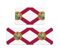 Florida State Flag Print Luxury tappetini da cucina per pavimento, lavanderia, decorazione per la casa