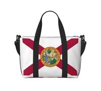 Florida State Flag Versatile Personal Item Travel Bags for Women - Spaziose borse da viaggio per viaggi, borse da palestra per uomo, nero, Taglia unica