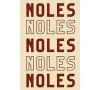 Florida State Seminoles Themed Journal Notebook Multi Bold Garnet | Tally | FSU | Noles