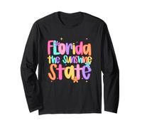 Florida The Sunshine State Adventure Fun Maglia a Manica